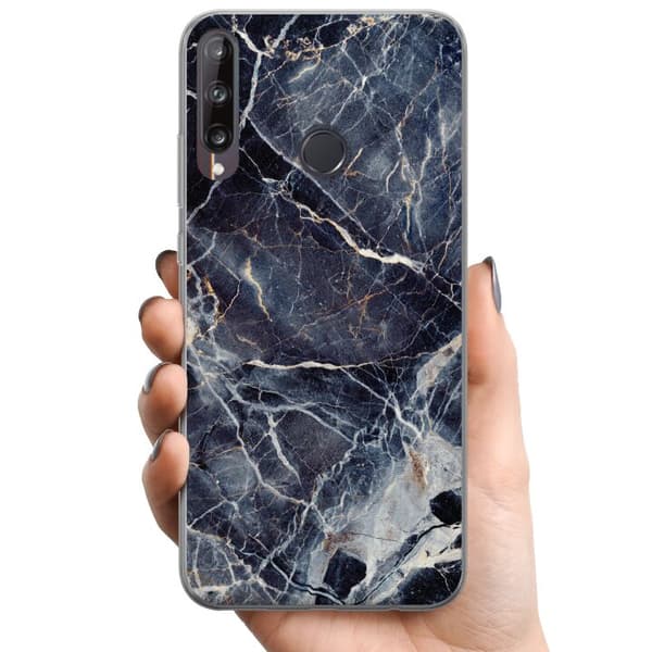 Huawei P40 lite E TPU Matkapuhelimen kuori Marmoroitu