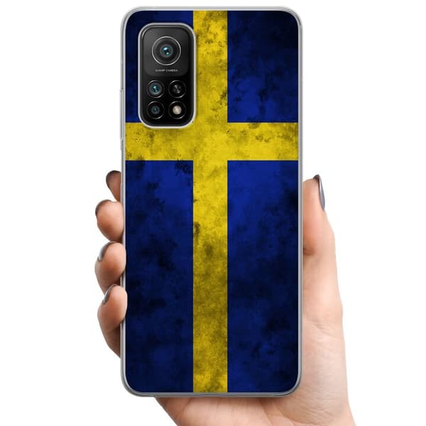 Xiaomi Mi 10T Pro 5G TPU Mobildeksel Sverige Flag