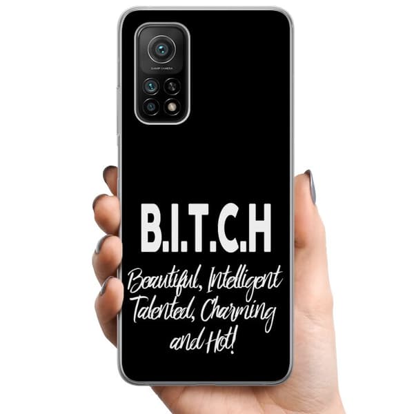 Xiaomi Mi 10T Pro 5G TPU Matkapuhelimen kuori Teksti