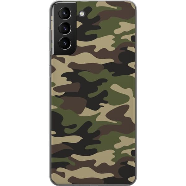 Samsung Galaxy S21+ 5G Genomskinligt Skal Militär