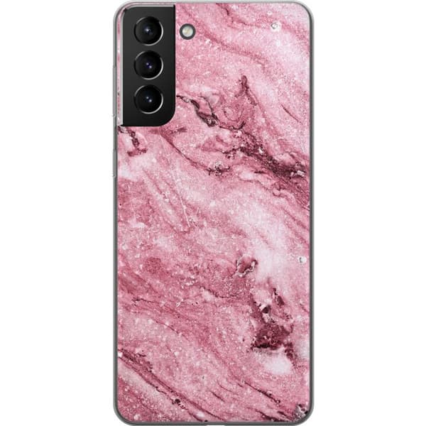 Samsung Galaxy S21+ 5G Genomskinligt Skal Rosa