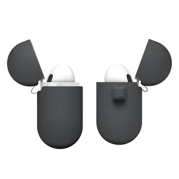 Elago AirPods 3 Cover Silicone Hang Case Mørkegrå