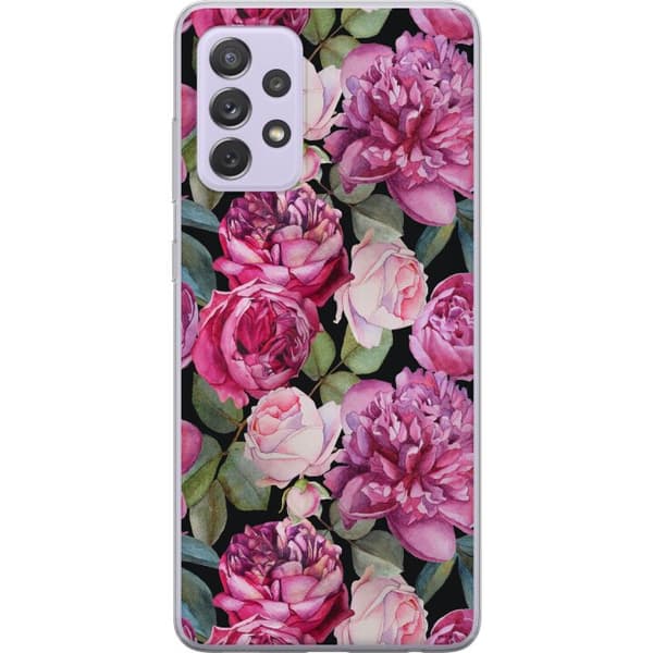 Samsung Galaxy A52s 5G Gennemsigtig cover Blomster