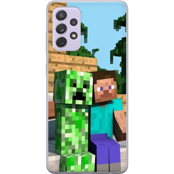 Samsung Galaxy A52s 5G Gennemsigtig cover MineCraft