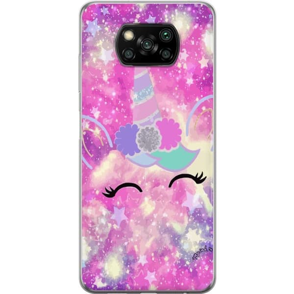 Xiaomi Poco X3 NFC Läpinäkyvä kuori Unikorni