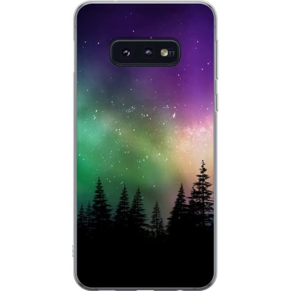 Samsung Galaxy S10e Läpinäkyvä kuori Revontulet