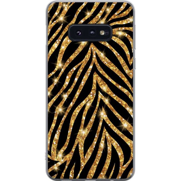 Samsung Galaxy S10e Läpinäkyvä kuori Kulta & Kiiltää