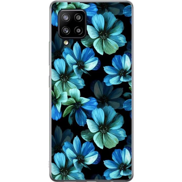Samsung Galaxy A42 5G Gjennomsiktig deksel Blomster