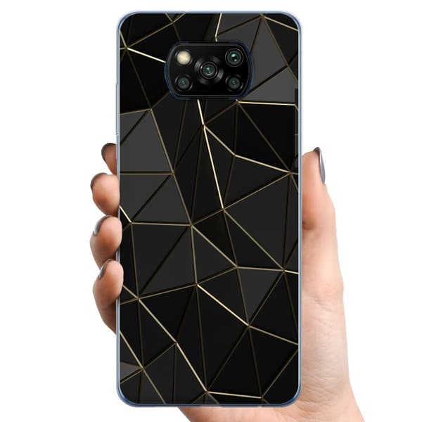Xiaomi Poco X3 NFC TPU Mobildeksel midnatt