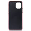 Miniatyrbild 4 av 4: SKALO iPhone 13 PU-Läder Korthållare Skal - Rosa