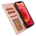 Miniatyrbild 5 av 7: SKALO iPhone 13 DOLIZMA 2 i 1 Magnet Plånboksfodral - Roséguld