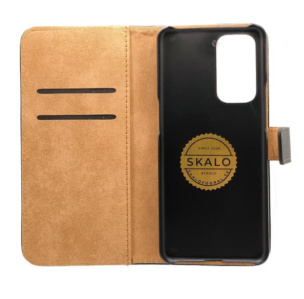 SKALO Xiaomi 11T/11T Pro Lompakkokotelo Aitoa nahkaa