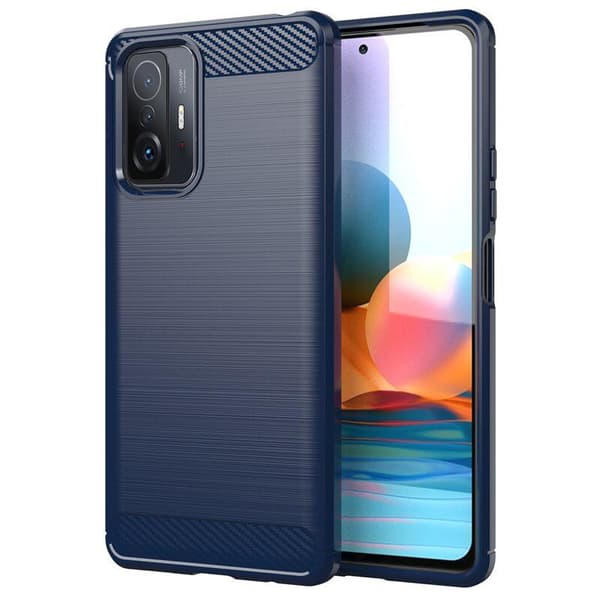 SKALO Xiaomi 11T/11T Pro Armor Carbon Stöttåligt TPU-skal