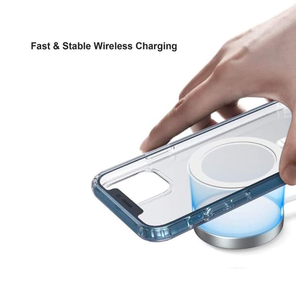 Phone 12 Mini Stöttåligt MagSafe Skal - Transparent