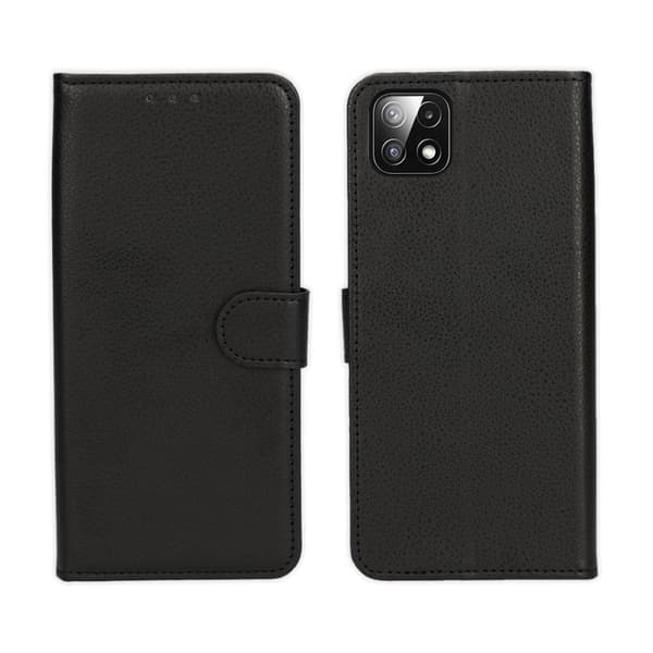Samsung Galaxy A22 5G Plånboksfodral med Stativ - G-SP Svart