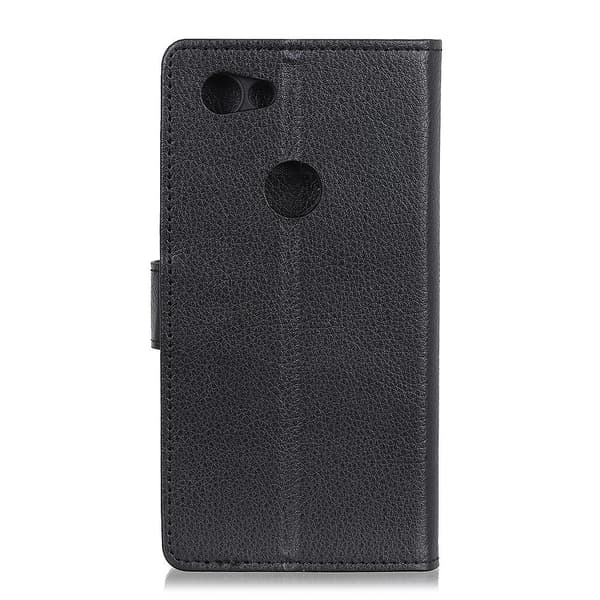 Google Pixel 3 A Plånboksfodral med Stativ - Svart