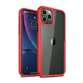 Pikkukuva 5 / 6: Stöttåligt Mobilskal iPhone 11 Pro Max - Transparent/Röd