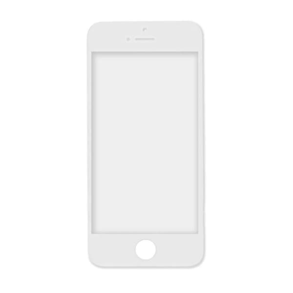 iPhone 5 Glasskärm med OCA-film - Vit