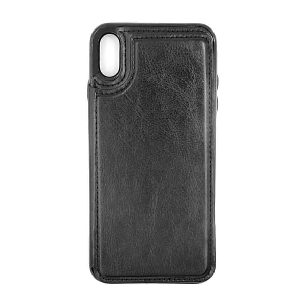 iPhone XS Max Mobilskal med Kortfack - Svart