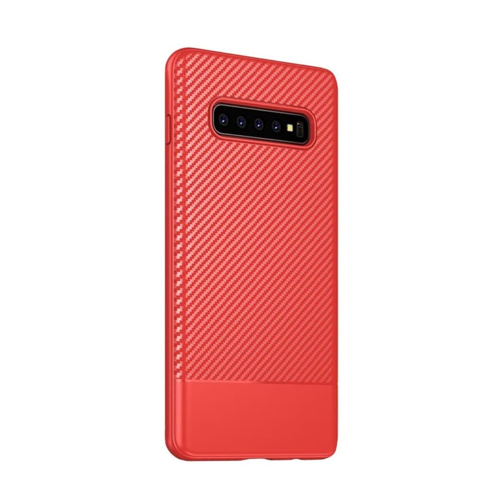 Fitted Case For Samsung S10 Red