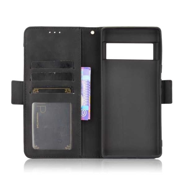 Google Pixel 6 Wallet Case PU-læder 6-SLOT Winston V3