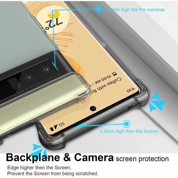 Google Pixel 6 Pro stødabsorberende silikone Shell Shockr