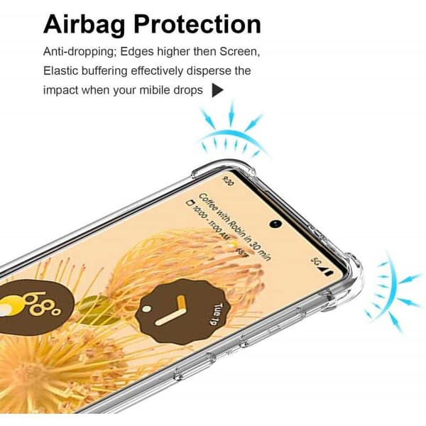 Google Pixel 6 Pro stødabsorberende silikone Shell Shockr