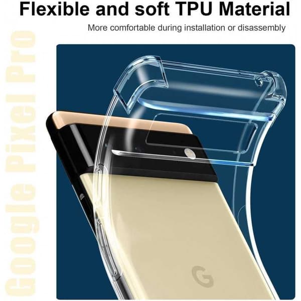 Google Pixel 6 Pro stødabsorberende silikone Shell Shockr