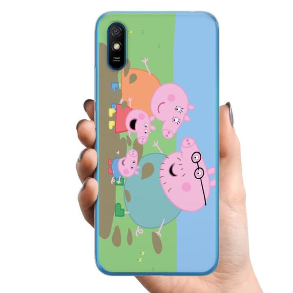 Xiaomi Redmi 9A TPU Mobildeksel Greta Grå