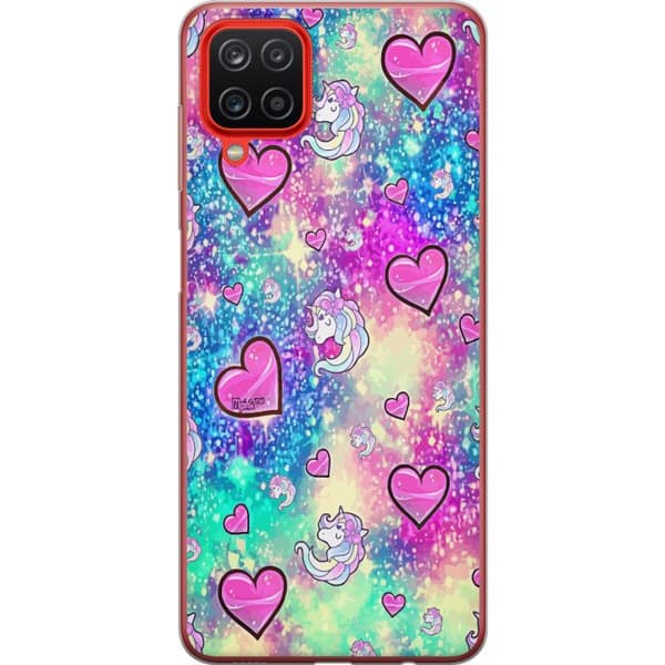 Samsung Galaxy A12 Gennemsigtig cover Enhörning