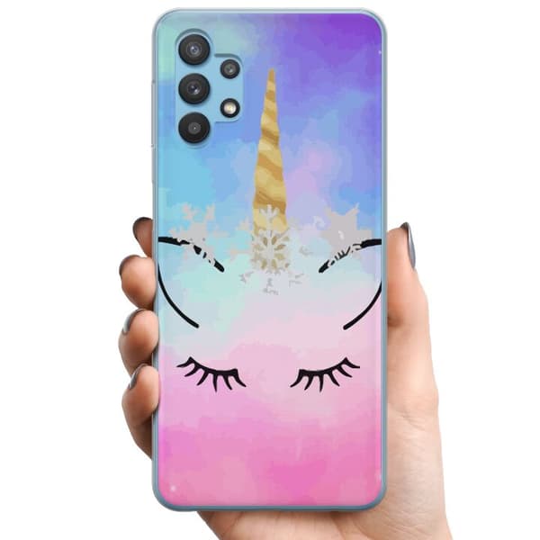 Samsung Galaxy A32 5G TPU Mobildeksel Enhörning