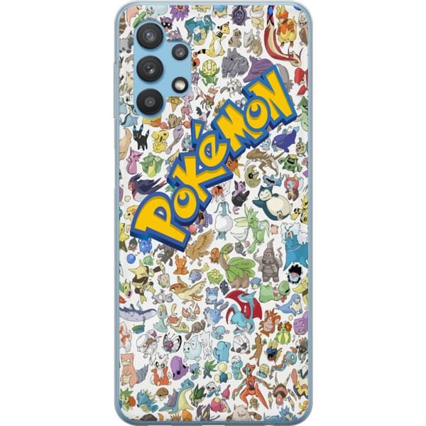Samsung Galaxy A32 5G Genomskinligt Skal Pokemon