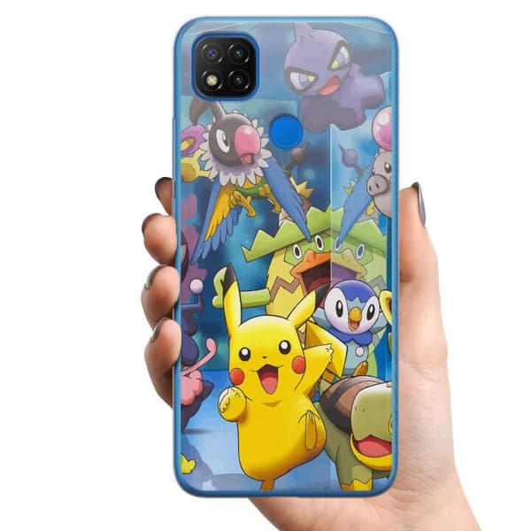 Xiaomi Redmi 9C TPU Matkapuhelimen kuori Pokemon