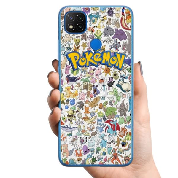 Xiaomi Redmi 9C TPU Mobildeksel Pokemon