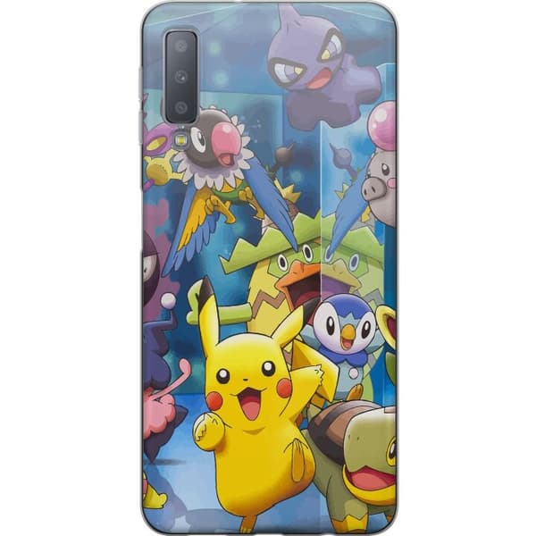 Samsung Galaxy A7 (2018) Läpinäkyvä kuori Pokemon