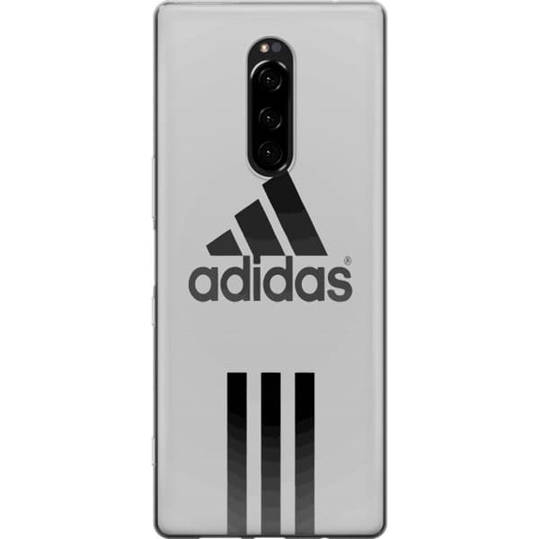 Sony Xperia 1 Läpinäkyvä kuori Adidas