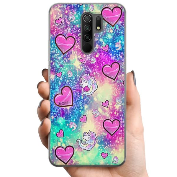Xiaomi Redmi 9 TPU Mobilcover Enhörning
