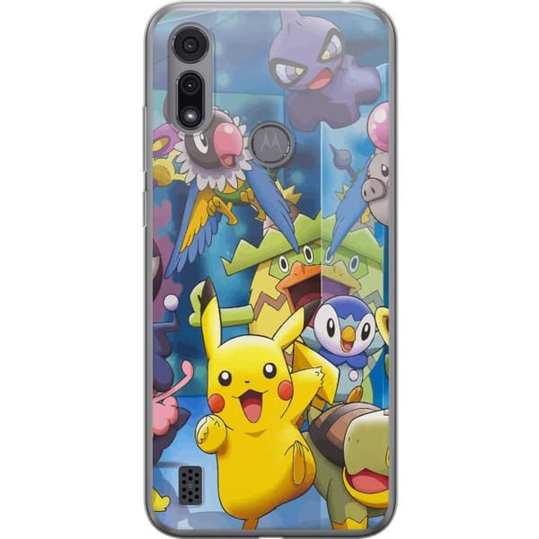 Motorola Moto E6i Gjennomsiktig deksel Pokemon