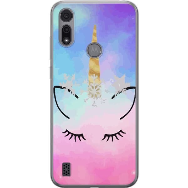 Motorola Moto E6i Deksel / Mobildeksel - Enhörning