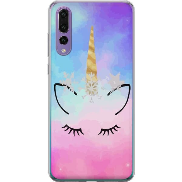 Huawei P20 Pro Cover / Mobilcover - Enhjørning
