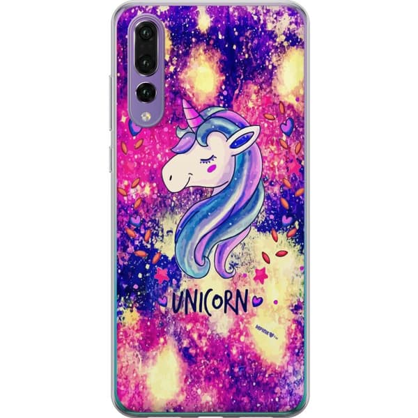 Huawei P20 Pro Gennemsigtig cover Enhjørning