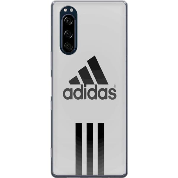 Sony Xperia 5 Läpinäkyvä kuori Adidas
