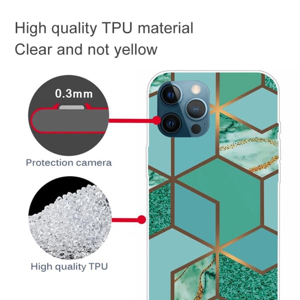SKALO iPhone 13 Pro Marmor TPU-cover - #3