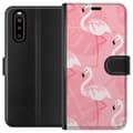 Miniatyrbillede 1 af 3: Sony Xperia 10 II Tegnebogsetui Flamingo