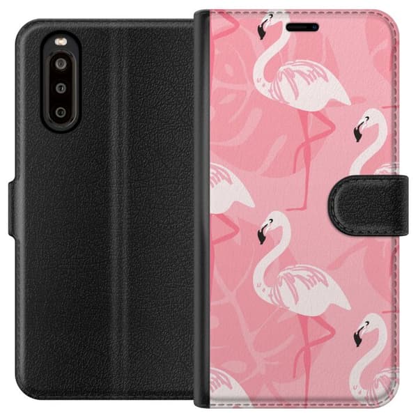 Sony Xperia 10 II Tegnebogsetui Flamingo