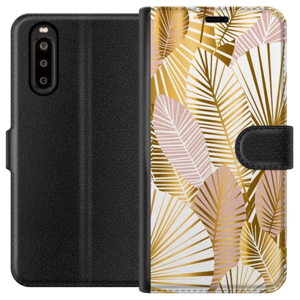 Sony Xperia 10 II Lompakkokotelo Kulta