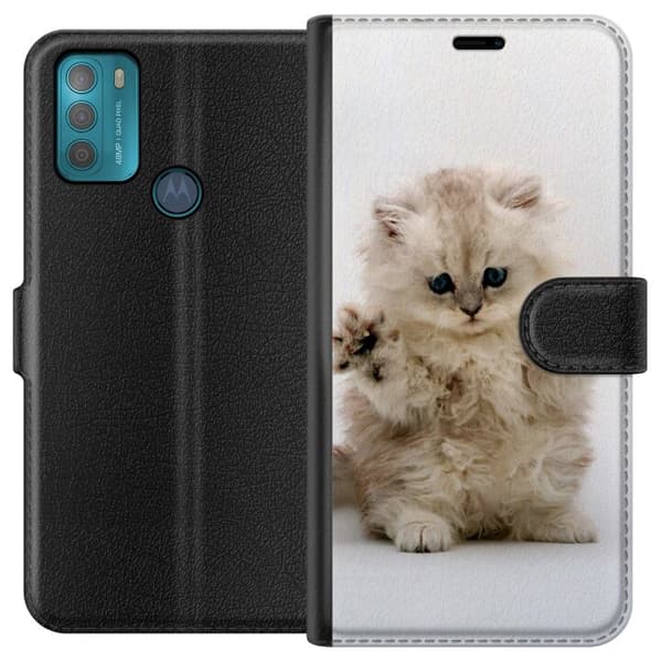 Motorola Moto G50 Lommeboketui Katt