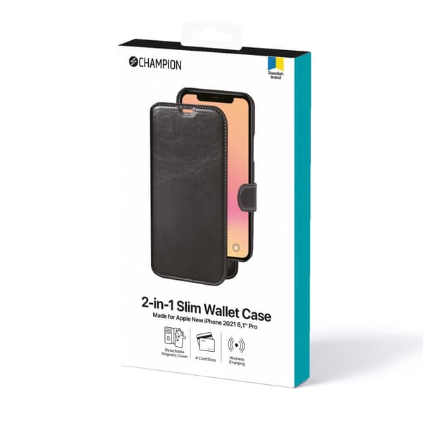 2-i-1 Slim lommebok iPhone 13 Pro