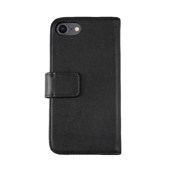 iPhone 7/8/SE 2020 Plånboksfodral Genuint Läder RV - Svart