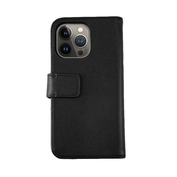 iPhone 11 Pro Plånboksfodral Läder Rvelon - Svart